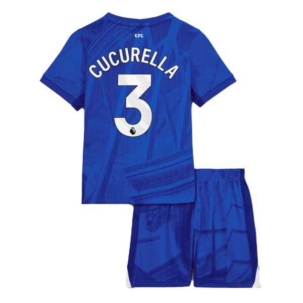 Chelsea Cucurella 3 Fotbollströja Barn Hemma 2025/26 Chelsea Cucurella 3 Fotbollströja Barn Hemma 2025/26