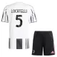 Juventus Locatelli 5 Fotbollströja Barn Hemma 2025/26 Juventus Locatelli 5 Fotbollströja Barn Hemma 2025/26