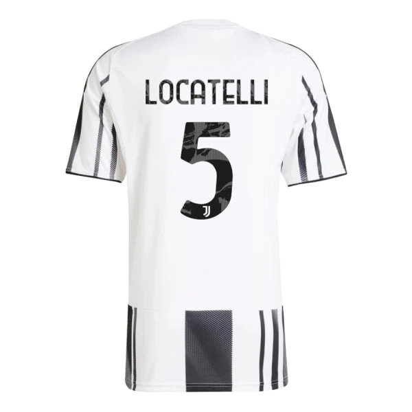 Juventus Locatelli 5 Fotbollströja Hemma 2025/26 Juventus Locatelli 5 Fotbollströja Hemma 2025/26