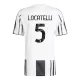 Juventus Locatelli 5 Fotbollströja Hemma 2025/26 Juventus Locatelli 5 Fotbollströja Hemma 2025/26