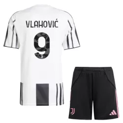 Juventus Vlahovic 9 Fotbollströja Barn Hemma 2025/26 Juventus Vlahovic 9 Fotbollströja Barn Hemma 2025/26