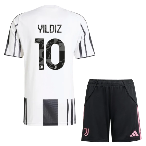 Juventus Yildiz 10 Fotbollströja Barn Hemma 2025/26 Juventus Yildiz 10 Fotbollströja Barn Hemma 2025/26