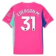 Manchester City Ederson M. 31 Målvakt Fotbollströja 2025/26 Rosa Manchester City Ederson M. 31 Målvakt Fotbollströja 2025/26 Rosa