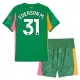 Manchester City Ederson M. 31 Målvakt Fotbollströja Barn 2025/26 Grön Manchester City Ederson M. 31 Målvakt Fotbollströja Barn 2025/26 Grön