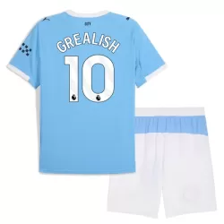 Manchester City Grealish 10 Fotbollströja Barn Hemma 2025/26 Manchester City Grealish 10 Fotbollströja Barn Hemma 2025/26