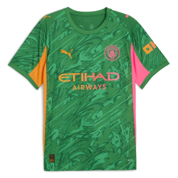 Manchester City Målvakt Fotbollströja 2025/26 Grön Manchester City Målvakt Fotbollströja 2025/26 Grön