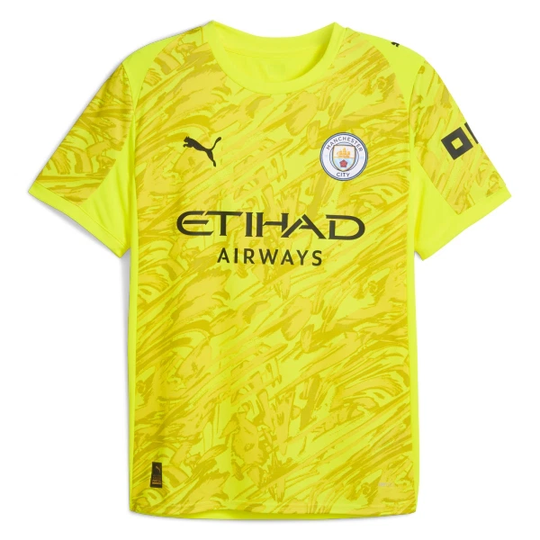Manchester City Målvakt Fotbollströja 2025/26 Gul Manchester City Målvakt Fotbollströja 2025/26 Gul