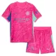 Manchester City Målvakt Fotbollströja Barn 2025/26 Rosa Manchester City Målvakt Fotbollströja Barn 2025/26 Rosa
