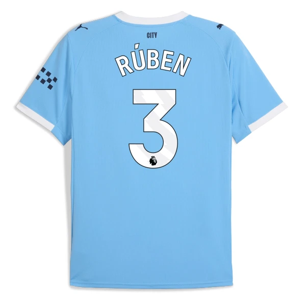 Manchester City Rúben 3 Fotbollströja Hemma 2025/26