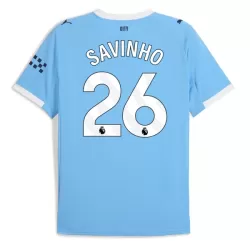 Manchester City Savinho 26 Fotbollströja Hemma 2025/26 Manchester City Savinho 26 Fotbollströja Hemma 2025/26
