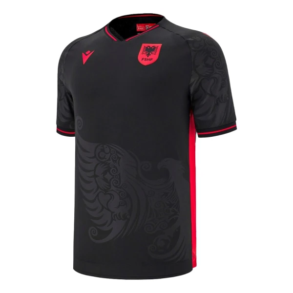 Albanien Fotbollströja Tredje 2025/26 Albanien Fotbollströja Tredje 2025/26