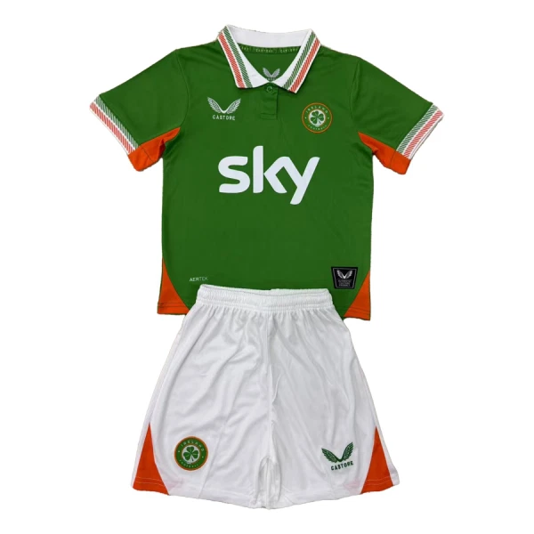 Irland Fotbollströja Barn Hemma 2025/26 Irland Fotbollströja Barn Hemma 2025/26