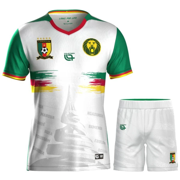 Kamerun Fotbollströja Barn Tredje 2025 Kamerun Fotbollströja Barn Tredje 2025