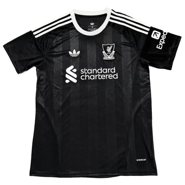 Liverpool Målvakt Fotbollströja 2025/26 Svart Liverpool Målvakt Fotbollströja 2025/26 Svart