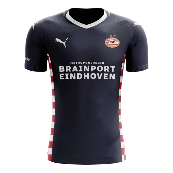 PSV Eindhoven Fotbollströja Borta 2025/26 PSV Eindhoven Fotbollströja Borta 2025/26