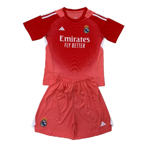 Real Madrid Målvakt Fotbollströja Barn 2025/26 Röd Real Madrid Målvakt Fotbollströja Barn 2025/26 Röd