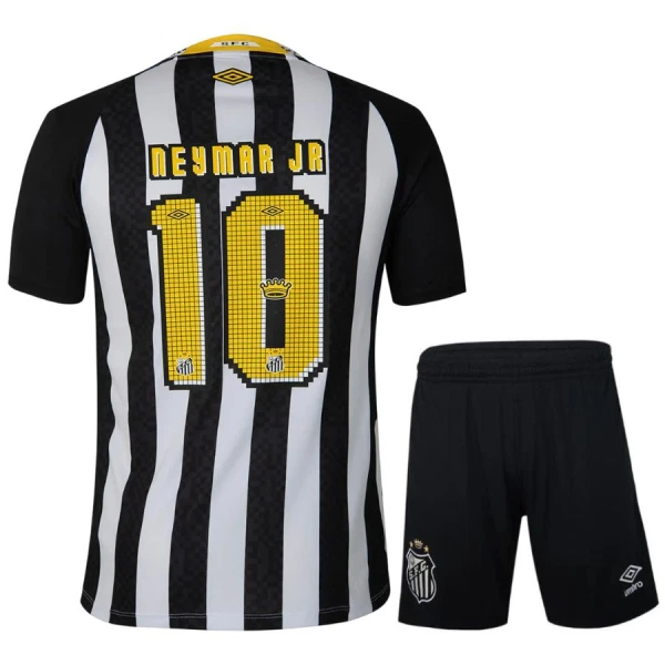 Santos FC Neymar JR 10 Fotbollströja Barn Borta 2025/26 Santos FC Neymar JR 10 Fotbollströja Barn Borta 2025/26