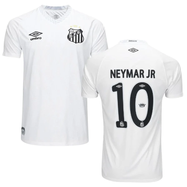 Santos FC Neymar JR 10 Fotbollströja Hemma 2025/26 Santos FC Neymar JR 10 Fotbollströja Hemma 2025/26
