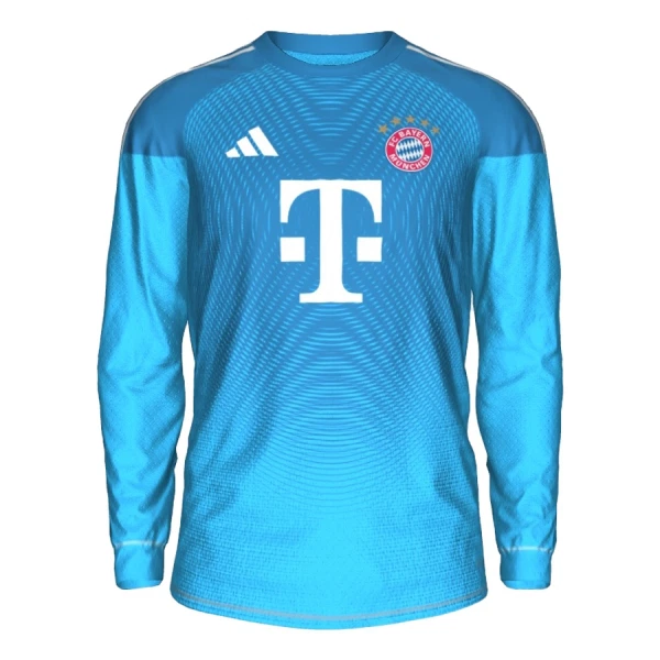 FC Bayern München Målvakt Fotbollströja 2025/26 Blå Långärmad FC Bayern München Målvakt Fotbollströja 2025/26 Blå Långärmad