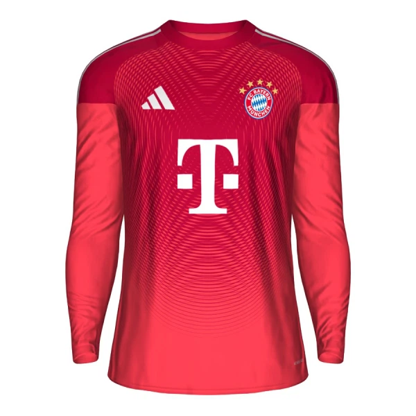FC Bayern München Målvakt Fotbollströja 2025/26 Röd Långärmad FC Bayern München Målvakt Fotbollströja 2025/26 Röd Långärmad