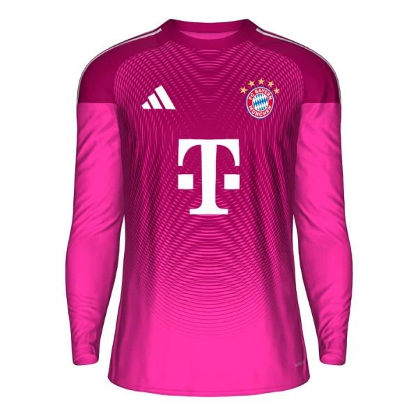 FC Bayern München Målvakt Fotbollströja 2025/26 Rosa Långärmad FC Bayern München Målvakt Fotbollströja 2025/26 Rosa Långärmad