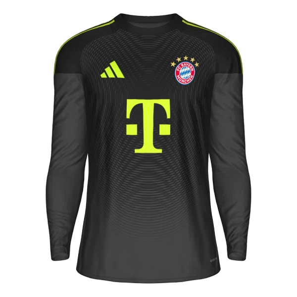 FC Bayern München Målvakt Fotbollströja 2025/26 Svart Långärmad FC Bayern München Målvakt Fotbollströja 2025/26 Svart Långärmad