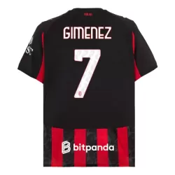 AC Milan Gimenez 7 Fotbollströja Hemma 2025/26