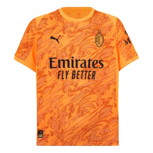 AC Milan M. Maignan 16 Målvakt Fotbollströja 2025/26 Orange
