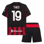 AC Milan Theo 19 Fotbollströja Barn Hemma 2025/26