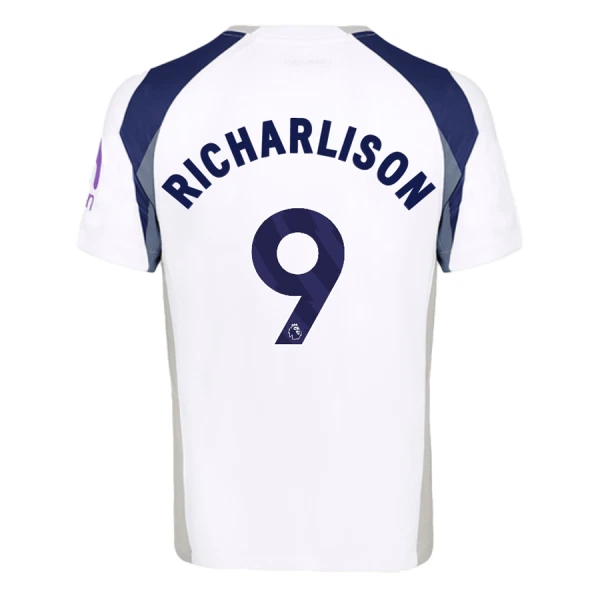 Tottenham Hotspur Richarlison 9 Fotbollströja Hemma 2025/26 Tottenham Hotspur Richarlison 9 Fotbollströja Hemma 2025/26