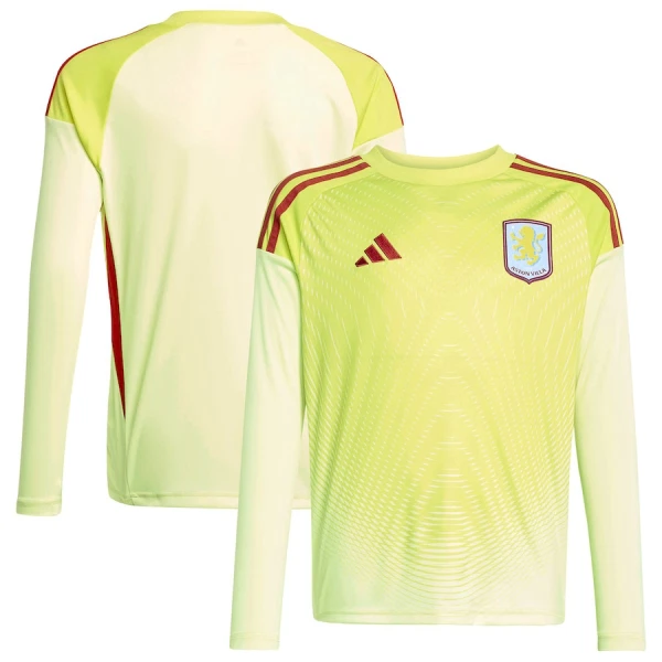 Aston Villa Målvakt Fotbollströja 2025/26 Långärmad Aston Villa Målvakt Fotbollströja 2025/26 Långärmad