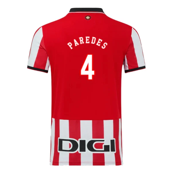 Athletic Bilbao Paredes 4 Fotbollströja Hemma 2025/26