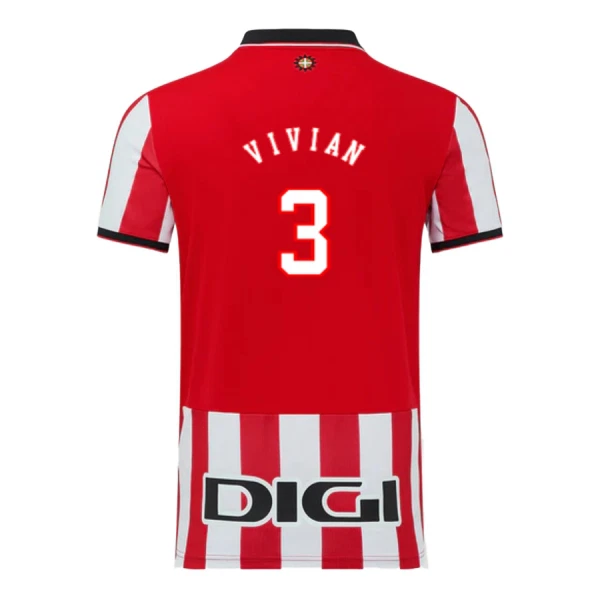 Athletic Bilbao Vivian 3 Fotbollströja Hemma 2025/26 Athletic Bilbao Vivian 3 Fotbollströja Hemma 2025/26