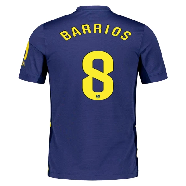 Atlético Madrid Barrios 8 Fotbollströja Borta 2025/26 Atlético Madrid Barrios 8 Fotbollströja Borta 2025/26