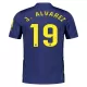 Atlético Madrid J. Alvarez 19 Fotbollströja Borta 2025/26 Atlético Madrid J. Alvarez 19 Fotbollströja Borta 2025/26