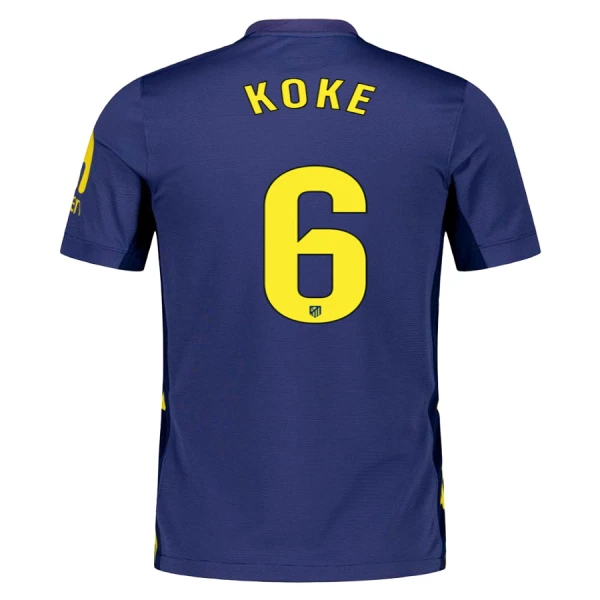 Atlético Madrid Koke 6 Fotbollströja Borta 2025/26 Atlético Madrid Koke 6 Fotbollströja Borta 2025/26