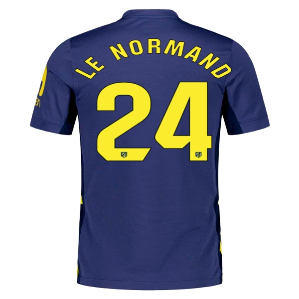Atlético Madrid Le Normand 24 Fotbollströja Borta 2025/26 Atlético Madrid Le Normand 24 Fotbollströja Borta 2025/26