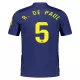 Atlético Madrid R. De Paul 5 Fotbollströja Borta 2025/26 Atlético Madrid R. De Paul 5 Fotbollströja Borta 2025/26