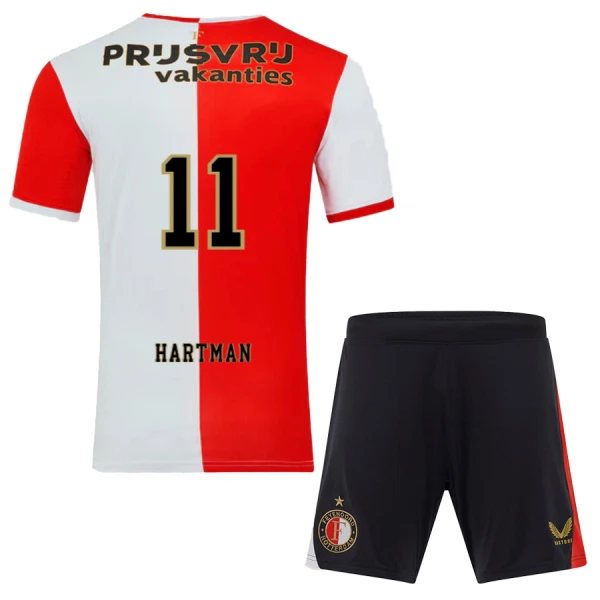 Feyenoord Rotterdam Hartman 11 Fotbollströja Barn Hemma 2025/26 Feyenoord Rotterdam Hartman 11 Fotbollströja Barn Hemma 2025/26