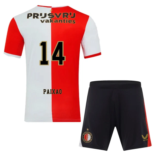Feyenoord Rotterdam Paixao 14 Fotbollströja Barn Hemma 2025/26 Feyenoord Rotterdam Paixao 14 Fotbollströja Barn Hemma 2025/26