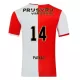 Feyenoord Rotterdam Paixao 14 Fotbollströja Hemma 2025/26 Feyenoord Rotterdam Paixao 14 Fotbollströja Hemma 2025/26
