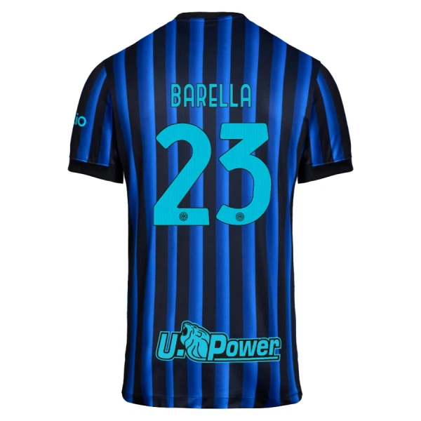 Inter Milan Barella 23 Fotbollströja Hemma 2025/26
