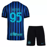 Inter Milan Bastoni 95 Fotbollströja Barn Hemma 2025/26