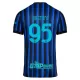 Inter Milan Bastoni 95 Fotbollströja Barn Hemma 2025/26