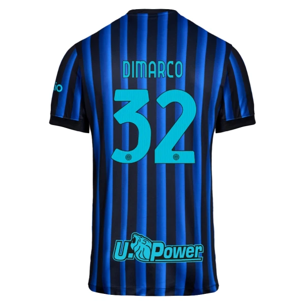 Inter Milan Dimarco 32 Fotbollströja Hemma 2025/26 Inter Milan Dimarco 32 Fotbollströja Hemma 2025/26