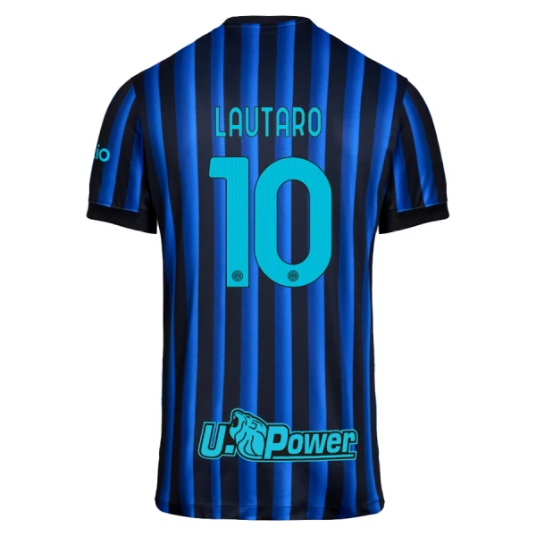 Inter Milan Lautaro Martinez 10 Fotbollströja Hemma 2025/26 Inter Milan Lautaro Martinez 10 Fotbollströja Hemma 2025/26