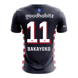 PSV Eindhoven Bakayoyo 11 Fotbollströja Borta 2025/26 PSV Eindhoven Bakayoyo 11 Fotbollströja Borta 2025/26