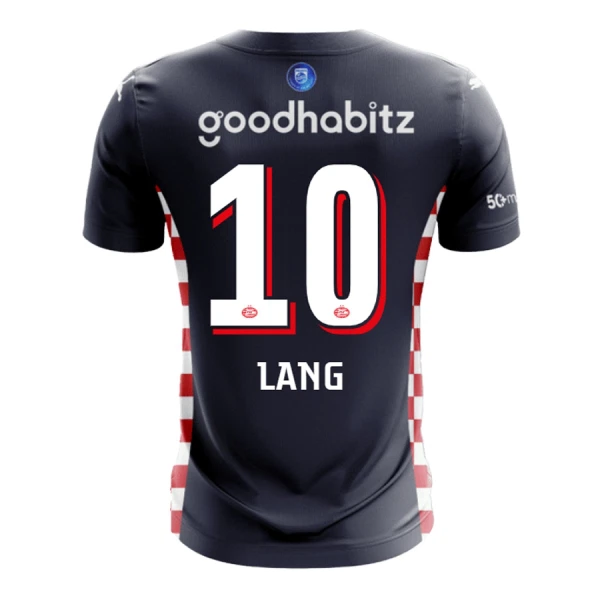 PSV Eindhoven Lang 10 Fotbollströja Borta 2025/26 PSV Eindhoven Lang 10 Fotbollströja Borta 2025/26