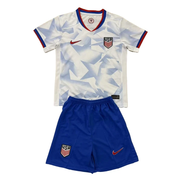 USA Fotbollströja Barn Hemma 2025 USA Fotbollströja Barn Hemma 2025