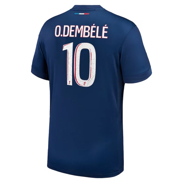 Paris Saint-Germain 1 Star Dembele 10 Fotbollströja Hemma 2024/25